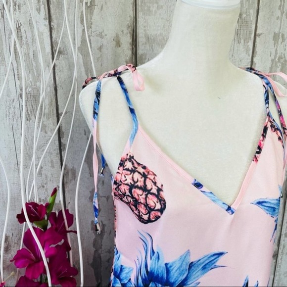 Shein - PIneapple Shift Dress - Picture 4 of 6